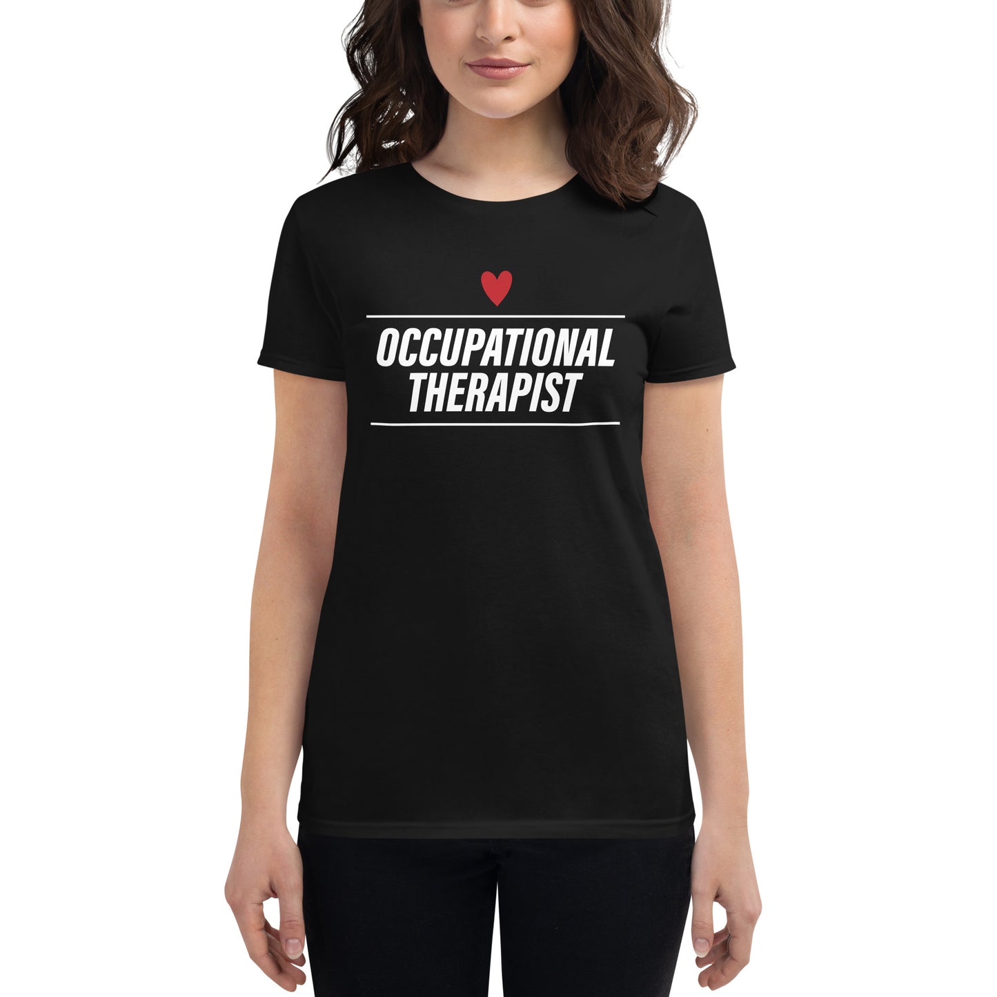 Occupational Therapist Heart T-Shirt - Women's